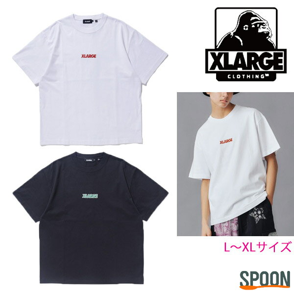 楽天spoon楽天市場店XLARGE エクストララージ tシャツ STANDARD LOGO S/S TEE 101242011006 メンズ トップス カットソー 半袖 ロゴt ティーシャツ カジュアル ストリート ベーシック シンプル OGロゴ 中学生 高校生 大学生 大人ストリート トレンド