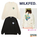 MILKFED ~NtFh XEFbg GLITTER LOGO SWEAT TOP 103241012002 gbvX g[i[ fB[X JWA K[[  hbvV_[ x[VbN w Z w w gh LL  vg