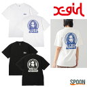 X-girl GbNXK[ tVc CIRCLE BACKGROUND FACE LOGO S/S TEE 105242011010 fB[X gbvX Jbg\[   St vgTVc T[N Be[W ~YS eB[Vc JWA YCN Xg[g v[g