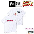 NEWERA ニューエラ 半袖 コットン Tシャツ STREET FIGHTER II ストリートファイターII ケン ホワイト レギュラーフィット 14124670 tシャツ メンズ トップス カットソー ロゴt カジュアル ストリート ベーシック ユニセックス トレンド コラボ ストツー