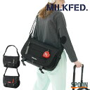 ミルクフェド バッグ MILKFED DAILY MESSENGER BAG 103251053011 メッセンジャーバッグ ショルダーバッグ ショルダー バッグ レディース アウトドア 日本正規品 スポーティ メンズライク ロゴ カジュアルショルダー 斜め掛け 通学 バックル