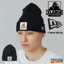 XLARGE エクストララージ ニット帽 XLARGE×NEWERA WALKING APE CUF BEANIE 101241051015 帽子 ビーニー メ...