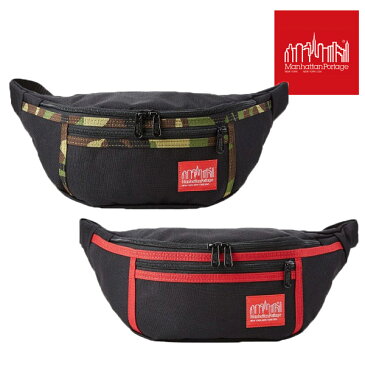 あす楽 送料無料 マンハッタンポーテージ Manhattan Portage 2tone Alleycat Waistbag ブラックレッド ブラックかカモ mp1101-2 | バッグ 正規販売店 メンズ レディース ショルダーバッグ ウエストバッグ ボディバッグ 斜め掛け カジュアル おしゃれ ワンショルダーバッグ