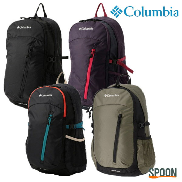 あす楽 送料無料 コロンビア Columbia キャッスルロック25Lバックパック ブラック ブラックマルチ ダークプラム ストーングリーンONESIZE pu8427 | バッグ リュック バックパック メンズ レディース タウンユース アウトドア キャンプ ハイキング 通勤 通学