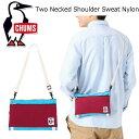 SALE!チャムス ツーネックドショルダー スウェットナイロン(サコッシュ) CH60-3610 CHUMS Two Necked Shoulder Sweat...