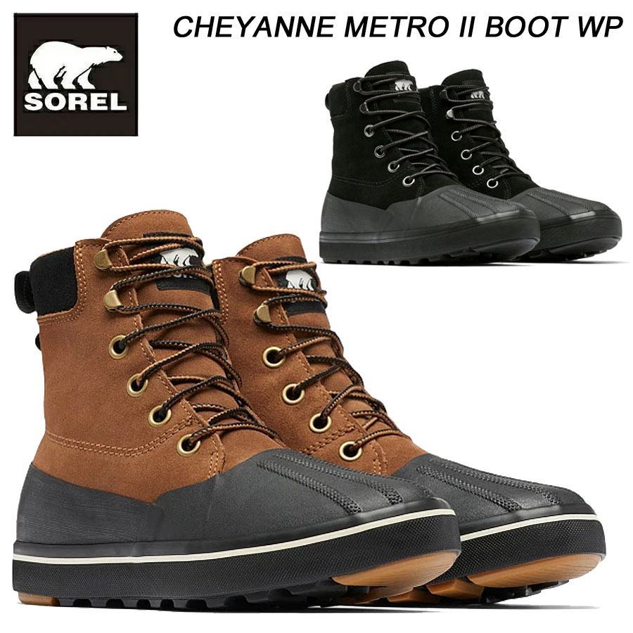 SALE！ソレル シャイアン メトロ ツー ブーツ ウォータープルーフ Sorel CHEYANNE METRO II BOOT WP NM4987【送料無料】【あす楽】【2023秋冬】ウインターブーツ スノーブーツ メンズ