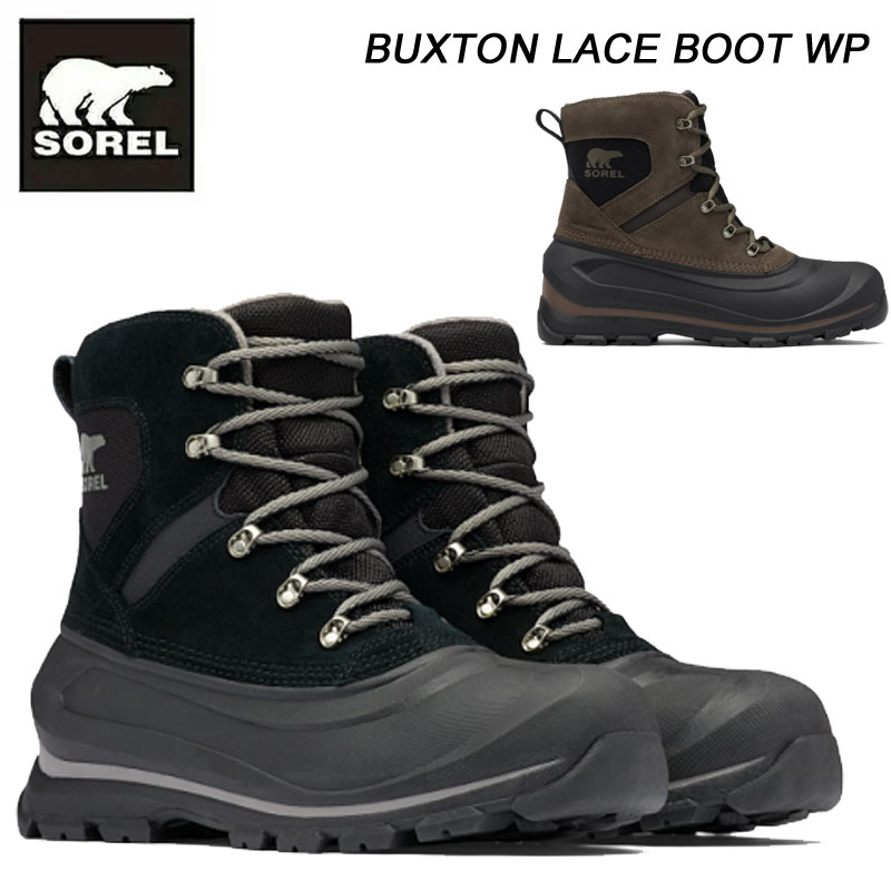 ソレル バクストンレースブーツウォータープルーフ SOREL BUXTON LACE BOOT WP NM5081 2025秋冬 送料無料 ウインターブーツ スノーブーツ