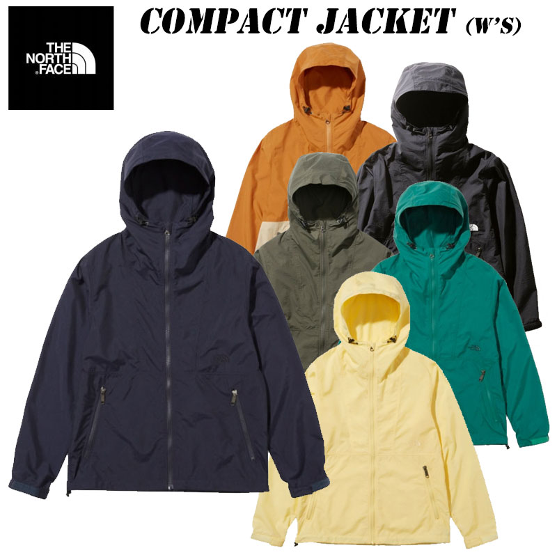 あす楽 ノースフェイス レディース コンパクトジャケット（レディース）NPW71830 THE NORTH FACE Compact Jacket (W'S) 2022 春・夏 NEW COLOR シェルジャケット マウンテンパーカー 撥水 防風 軽量 携帯