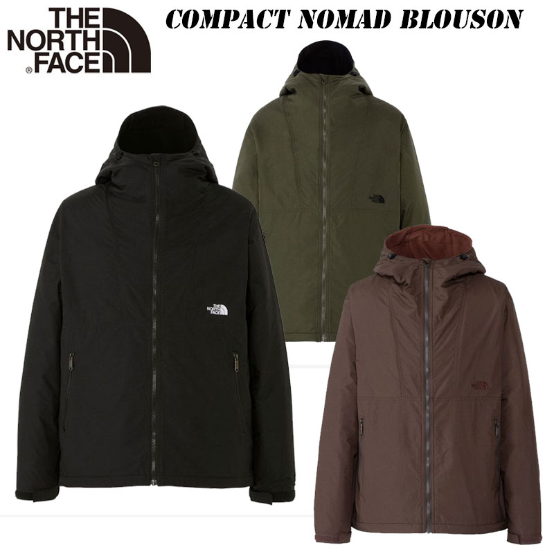 23 秋・冬 New あす楽 ノースフェイス コンパクト ノマド ジャケット メンズ NP72330 THE NORTH FACE Compact Nomad Jacket シェルジャケット マウンテンパーカ 裏地フリース 撥水 防風