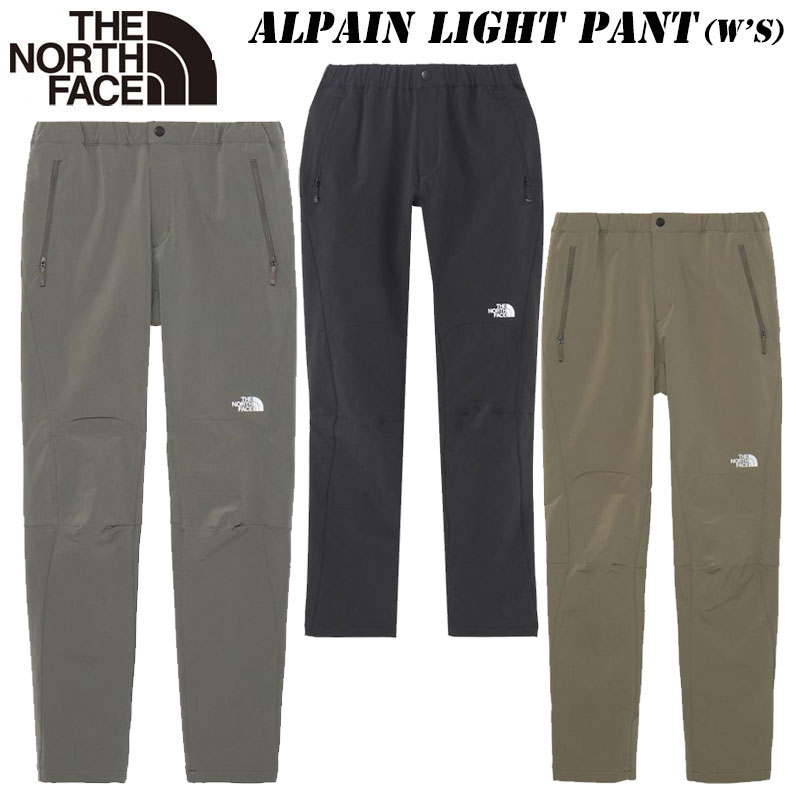 2025秋・冬 NEW ザ・ノース・フェイス アルパイン ライト パンツ（レディース）NBW82501 THE NORTH FACE Alpine Light Pant W'S婦人 ウーマン ストレッチ 伸縮性 着心地のよさ 定番パンツ