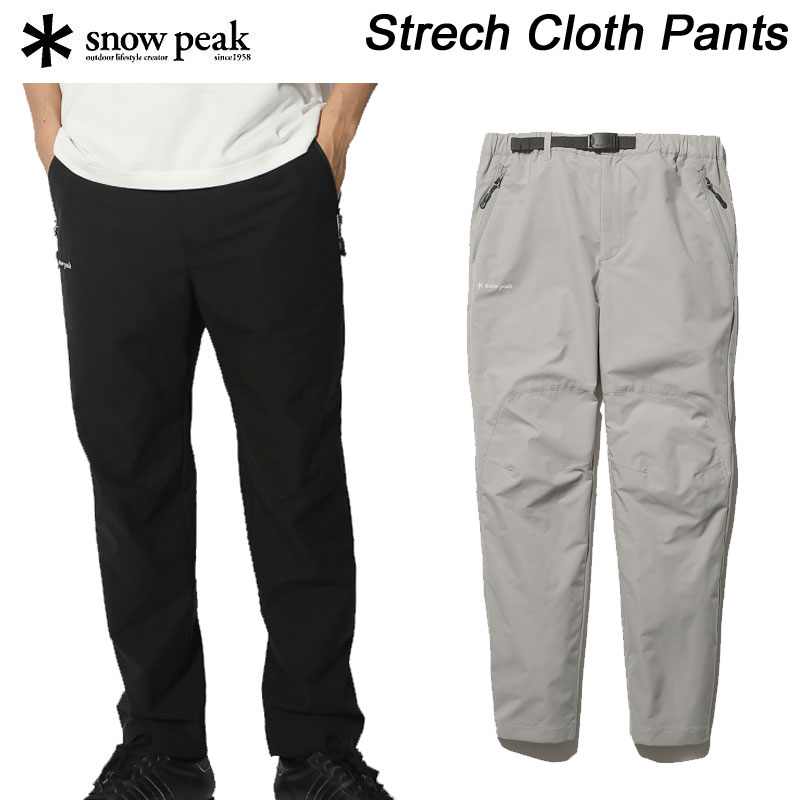 スノーピーク アウトドア パンツ メンズ スノーピーク ストレッチクロスパンツ SPE-PA-23AU001 snow peak Stretch Cloth Pants【送料無料】
