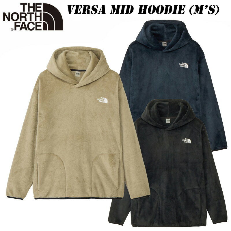 ザ ノースフェイス バーサミッドフーディ メンズ NA62581 THE NORTH FACE Versa Mid Hoodie2025 秋冬 NEW フリース 保温