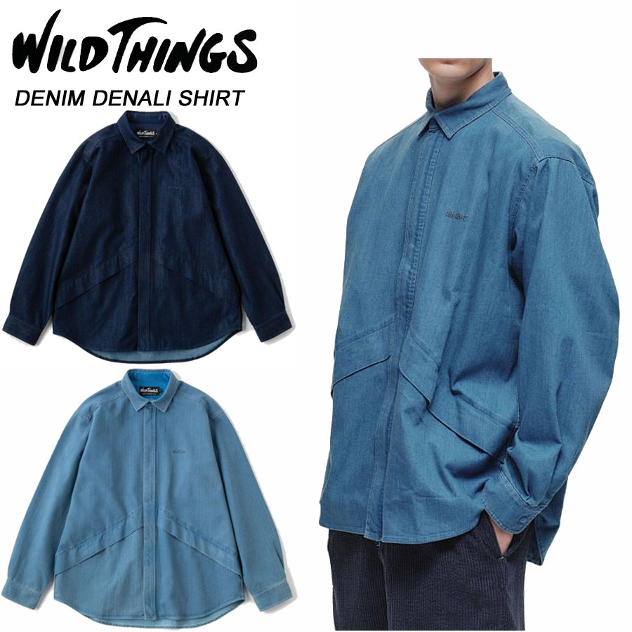 ワイルドシングス デニムデナリシャツ WT24013KB WILDTHINGS DENIM DENALI SHIRT【2024春夏】【送料無料】デニムシャツ アウトドア