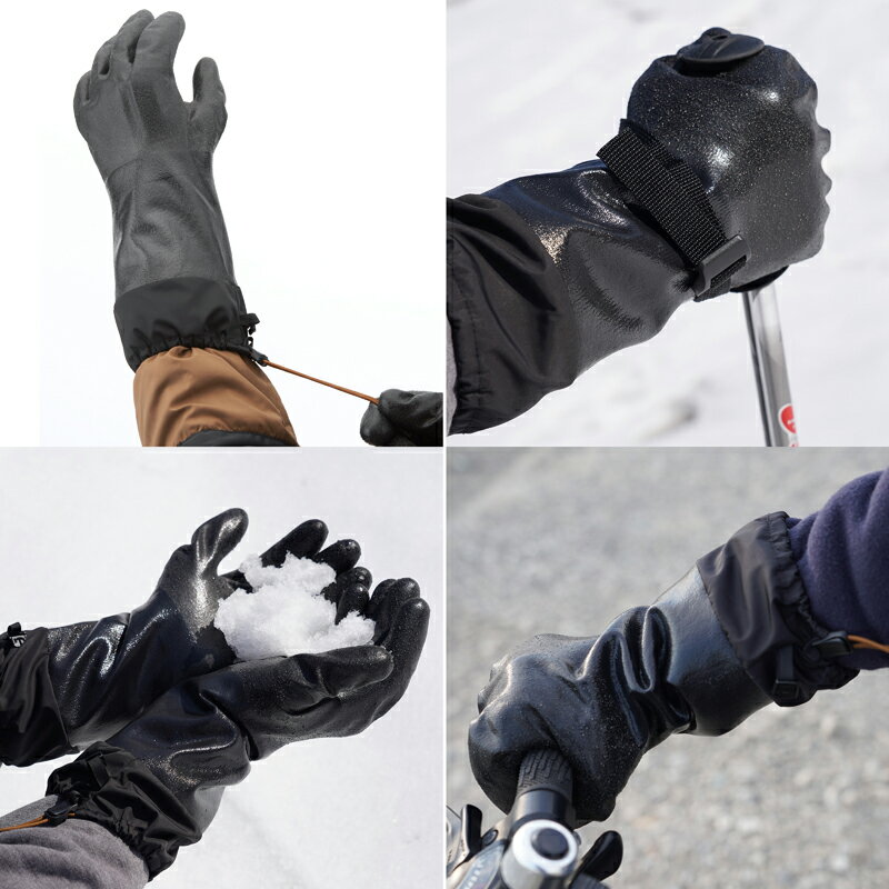 ショーワ テムレス 02 ウィンター SHOWA TEMRES 02 Winter ブラック【あす楽】 インナ−一体型防寒・防水グローブ。 テムレス winter02