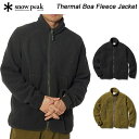 SALE！スノーピーク サーマルボア フリースジャケット SW-23AU005 snow peak Thermal Boa Fleece Jacket【あす楽】【送料無料】【2023秋冬モデル】