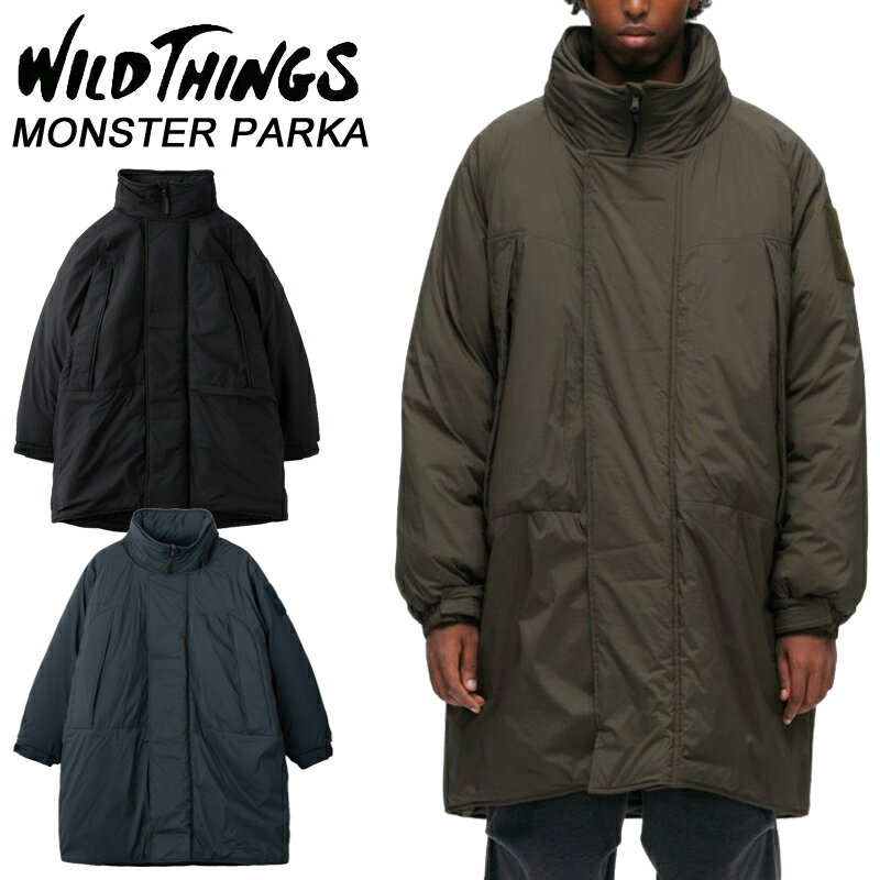 ワイルドシングス モンスターパーカー WT252-10-Q4 WILDTHINGS MONSTER PARKA 中綿ジャケット フード付き 2025秋冬 送料無料