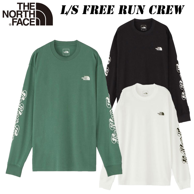 あす楽 ザ・ノース フェイス ロングスリーブ フリーラン クルー メンズ NT62392 THE NORTH FACE L/S Free Run Crew ランニング トレラン 長袖 Tシャツ 静電ケア UVケア