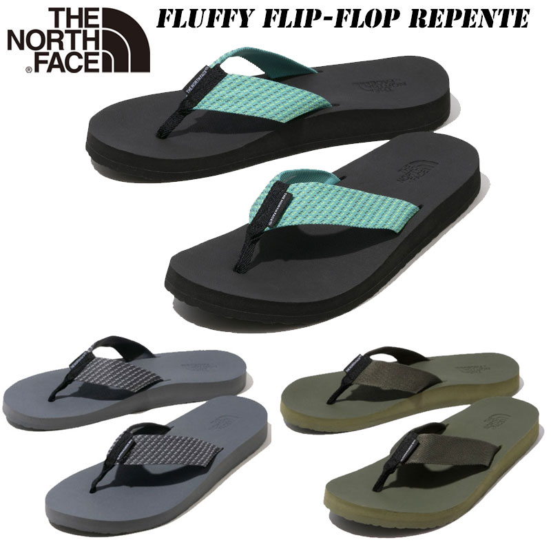 SALE！ ザ・ノースフェイス フラッフィ フリップ フロップ レペンテ（ユニセックス）NF52252 THE NORTH FACE Fluffy Flip-Flop Repente サンダル ストラップ 抗菌 防臭 ビーチサンダル ビーサン