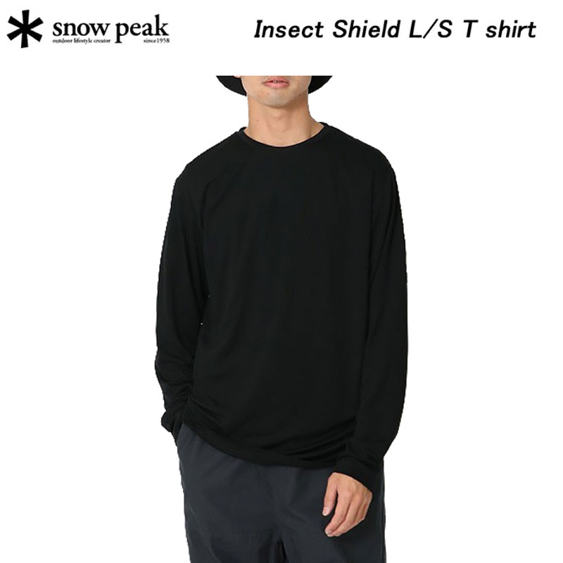 SALE！スノーピーク 長袖Tシャツ ロンT SW-22SU005 snow peak Insect Shield L/S T shirt