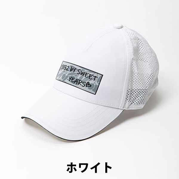 SY32 ゴルフ パンチング ドット キャップ / サイズ調整可能 ドット メッシュ メンズ / SYG23S101