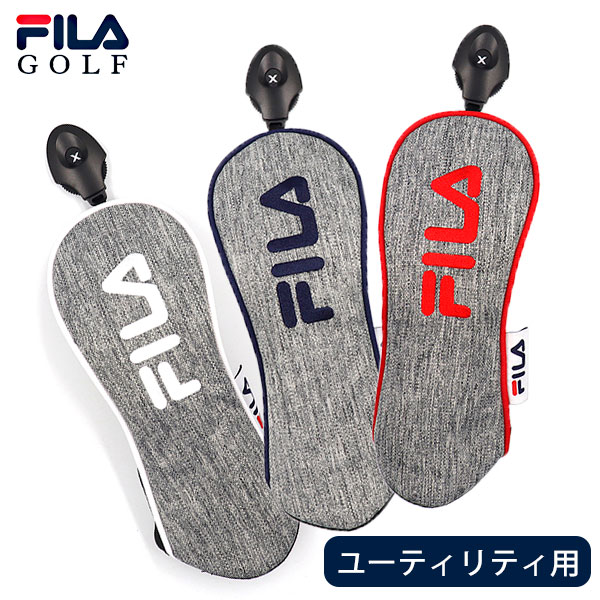 FILA / フィラ ゴルフ ヘッドカバー ユーティリティ用 / メンズ レディース / ダイヤル式 ...