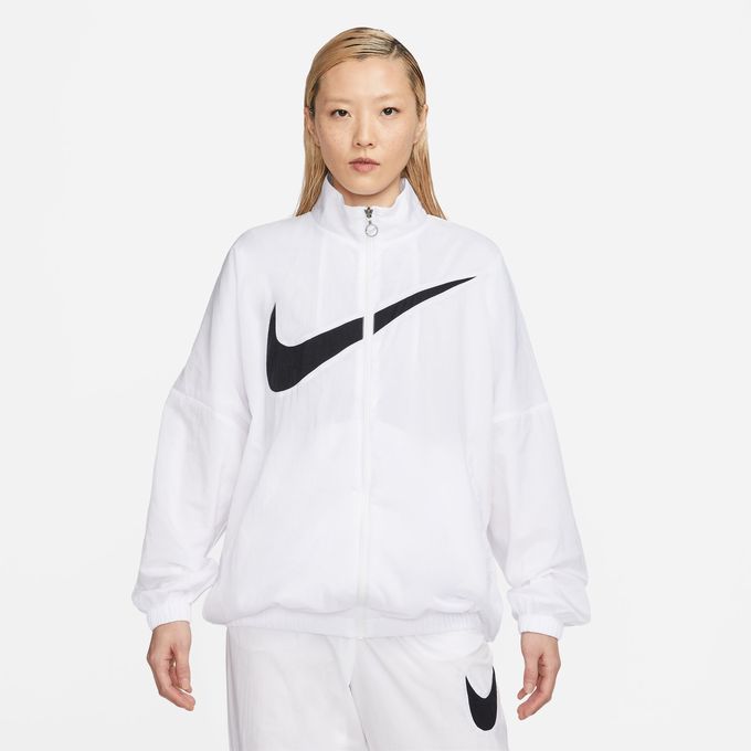 【クーポン発行中】 ナイキ NIKE レディース スポーツ ウェア 長袖 フルジップ ウィンドブレーカー ウィメンズ NSW エッセンシャル ハイブリッド ウーブン ジャケット DX5865-100のサムネイル