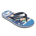 【2,000円OFFクーポン発行中】 クイックシルバー QUIKSILVER キッズ ジュニア ビーチサンダル MOLOKAI ART 25 YOUTH AQB...