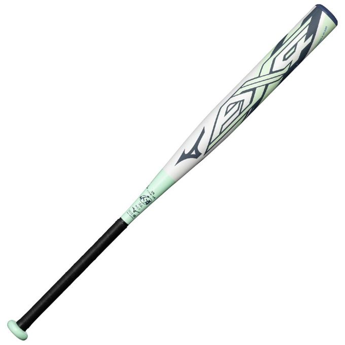 【お得なクーポン発行中】 ミズノ MIZUNO ソフトボール バット 【ミズノプロ】AX4(FRP製／84cm／平均710g)(3号／ゴムボール用) 1CJFS32784 0133ホワイト×ミントグリーン 【2025SS】