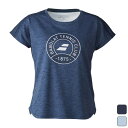 【2,000円OFFクーポン発行中】 バボラ Babolat レディース テニス ウエア Tシャツ 半袖 PURE SHORT SLEEVE SHIRT BWP5526 【2025SS】