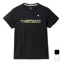 【お得なクーポン発行中】 ルコック le coq sportif メンズ テニス ウエア トップス 半袖 Tシャツ トリコロールプリントゲームシャツ LN4FH...