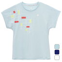 【お得なクーポン発行中】 ルコック le coq sportif レディース テニス ウエア トップス 半袖 Tシャツ 接触冷感グラフィックゲームシャツ LN5...