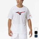 【お得なクーポン発行中】 ミズノ MIZUNO メンズ レディース テニス ウエア トップス Tシャツ 半袖 プラクティスシャツ 62JAC043 【2025S...