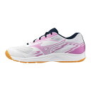 【お得なクーポン発行中】 ミズノ MIZUNO メンズ レディース 卓球 シューズ クロスマッチスマッシュ(エントリーモデル) 81GA253002 ホワイト×...