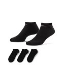 【人気商品】■ナイキ NIKE メンズ レディース トレーニング アクセサリー 靴下 3足セット ナイキ 3P エブリデイ クッション ノーショウ ソックス SX7673-010 ブラック/ホワイト 【2023FW】