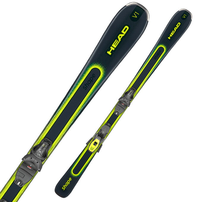 HEAD ヘッド スキー板 サイズ140cmからあります 【2022-2023】 SHAPE V1 + SLR 9.0 AC GW 【金具付き スキーセット】