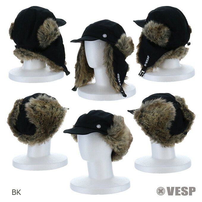 【予約販売中】 べスプ VESP スノーボード グラトリ フライトキャップ FUR WARM CAP VPMC1001 【22-23モデル】