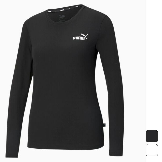 【クーポン発行中】 プーマ PUMA レディース ウェア スポーツウェア Tシャツ 長袖 ESS ロングスリーブTシャツ 588928 【2022SS】