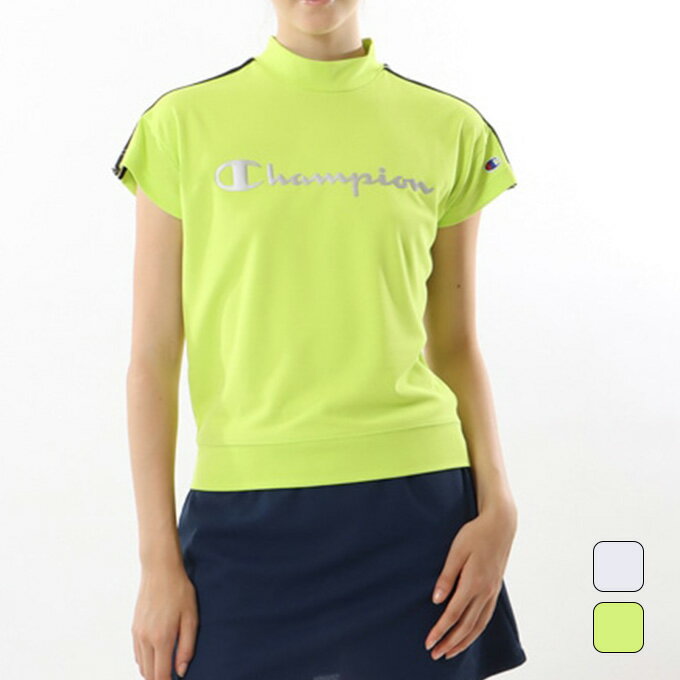 チャンピオン CHAMPION レディース ゴルフ ウェア 半袖 モックネック Tシャツ S/S MOCK NECK SHIRT CW-ZG308 【2024SS】のサムネイル
