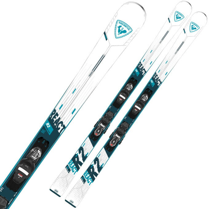 【クーポン発行中】 ROSSIGNOL ( ロシニョール スキー板 ) 旧モデル【2022-2023】 REACT 2 （リアクト 2） + XPRESS 10 GW B83 RTL BLK 【金具付き スキーセット】