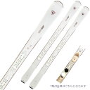 ROSSIGNOL ( ロシニョール スキー板 ) レディース 【2023-2024】 NOVA 2 ノヴァ2 XPRESS W10 WHT SPARKLE 【金具付き スキーセット】