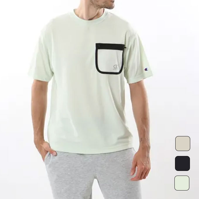 楽天SPOPIA NET SHOP【お得なクーポン発行中】 チャンピオン Champion メンズ スポーツ カジュアル ウェア トップス 半袖 Tシャツ ポケット ショートスリーブ ポケットTシャツ C3-ZS314