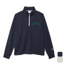 【お得なクーポン発行中】 チャンピオン CHAMPION メンズ ゴルフ ウエア トップス 長袖 ハーフジップスウェットシャツ C3-AG002 【2024FW】