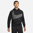 ナイキ NIKE メンズ トレーニング ウェア 長袖 パーカー ナイキ TF スウッシュ プルオーバー L/S フーディ DQ5402-010 010 ブラック 【2022FW】