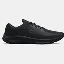 アンダーアーマー UNDER ARMOR メンズ ランニング シューズ UA CHARGED PURSUIT 3 EXTRA WIDE 3025801 002 Black/Black/Black