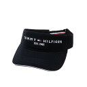 トミーヒルフィガー TOMMY HILFIGER ゴルフ アクセサリー 帽子 バイザー バイザーティエイチロゴ THMB3F52 30 【2023FW】