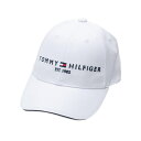 トミーヒルフィガー TOMMY HILFIGER ゴルフ アクセサリー 帽子 キャップ キャップティエイチロゴ THMB3F51 00 【2023FW】