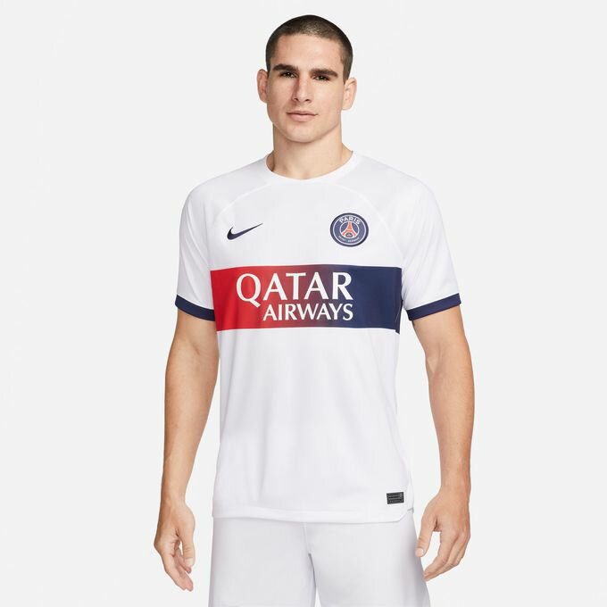 ナイキ NIKE メンズ サッカー ジャージ ナイキ DF PSG STAD JSY S/S トップ AWAY DX2693-101 【2023FW】