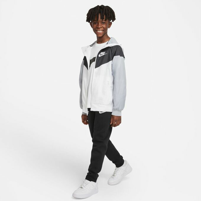 ナイキ NIKE ジュニア ボーイズ ジャケット フルジップ ナイキ YTH ウィンドランナー フーディ ジャケット 850443 102 【2023FW】のサムネイル