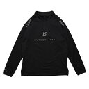 ルースイソンブラ LUZeSOMBRA キッズ ジュニア フットサル 長袖 ハーフジップ トラック ジャケット Jr LS 2WAY HALF ZIP TOP L2222051 BLK 【2022FW】