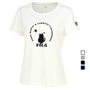 フィラ FILA レディース テニスウェア グラフィック Tシャツ VL2702 【2023FW】